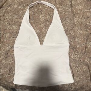 CSB White Halter top NWT - Small